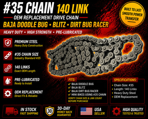 Chain 140 link - link, for