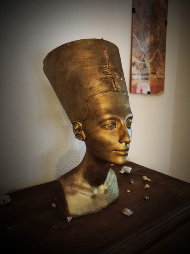 Queen nefertiti bust - bust, egyptian