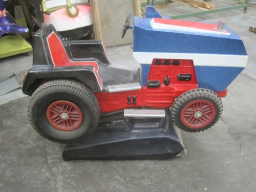 Antique coin operated - , tractor