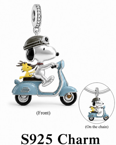 S925 sterling silver snoopys - s925,