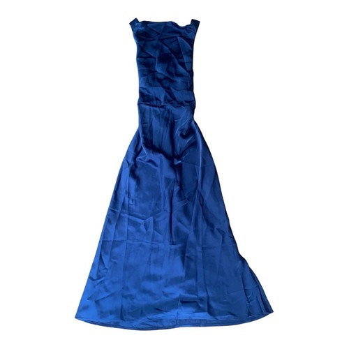 Nwt royal blue satin evening - nwt,