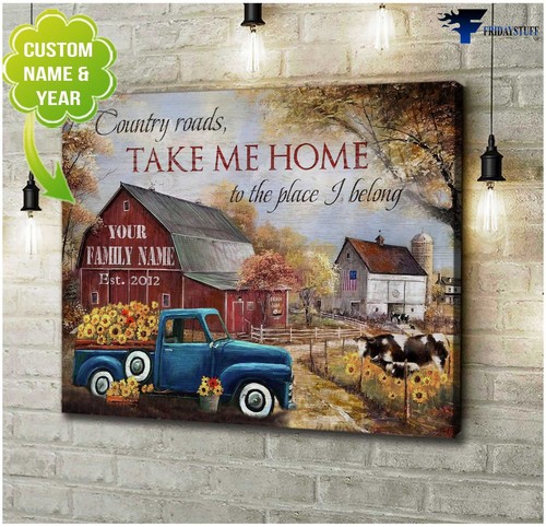 Farm cow flower truck - farm,