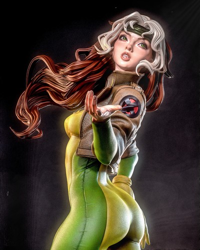 Painted rogue statue sexy - 1/4,