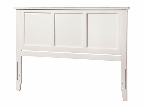 White finish queen size - white,