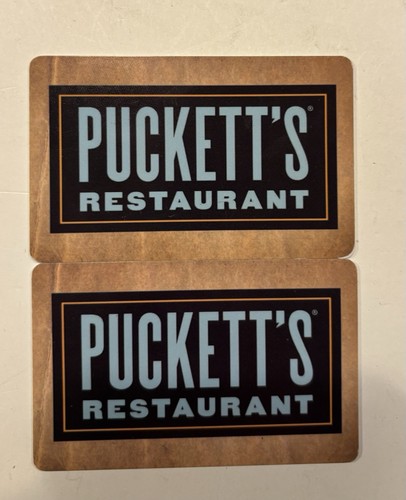 Puckett gift cards - gift,