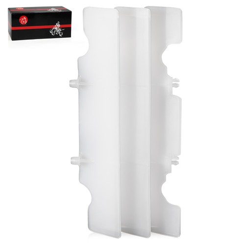 White radiator louver guard - radiator,