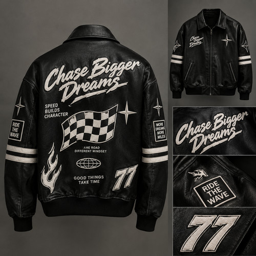 Born chase leather jacket - born,