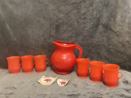 Vtg piece smiling red - vtg, 7