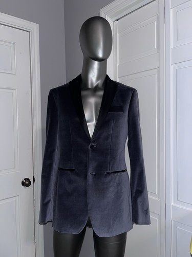 Indochino grey velvet - indochino,