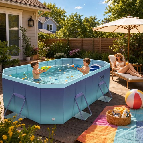 Foldable swimming pool - foldable,
