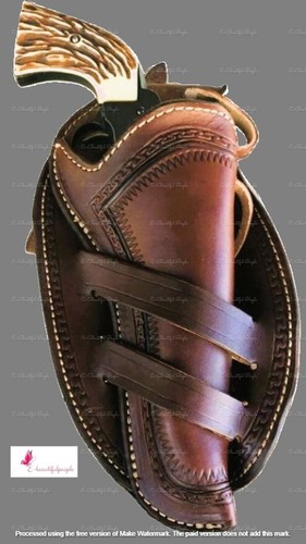 Double cross draw gun holster - cross,