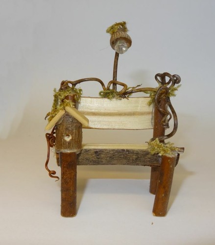 Dollhouse fairy garden chair - dollhouse,