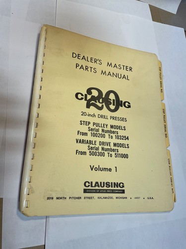 Clausing drill press - clausing,