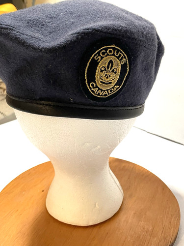 Vtg scouts canada blue wool - vtg,