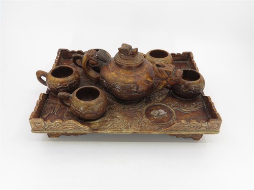 Vintage chinese piece carved - chinese, 7