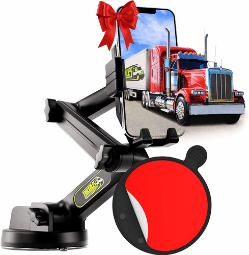 Heavy duty semi - truck, phone
