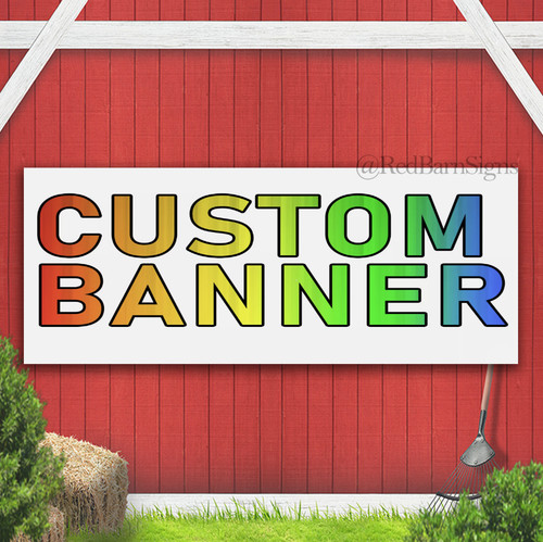 Custom banner sign - custom,