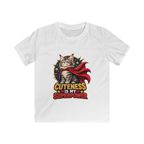 Maine coon kitten superhero - maine,