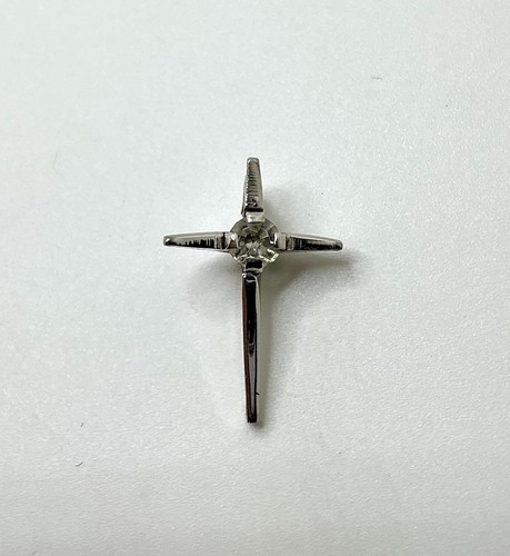 Spear point cross charm - spear,