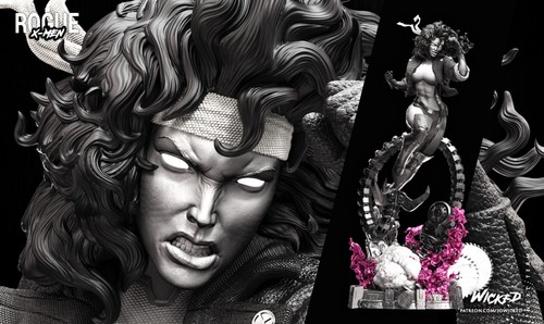 Resin printed rogue statue - rogue,