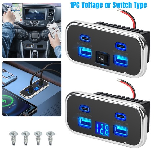 Usb outlet dual - rv,