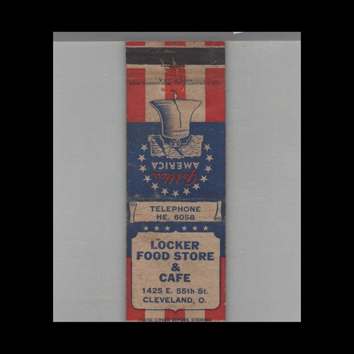 Matchbook cover patriotic - -,