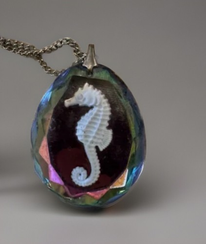 Seahorse pendant necklace - pendant,
