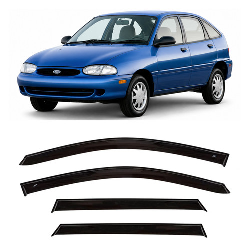 Tape window visors rain - tape-on,