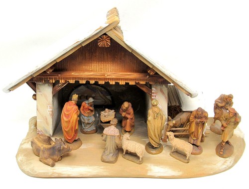 Piece nativity set creche - piece,