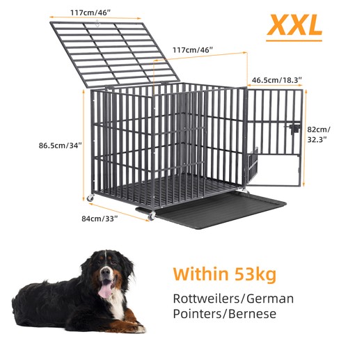 Oversized stackable dog crate - dog,
