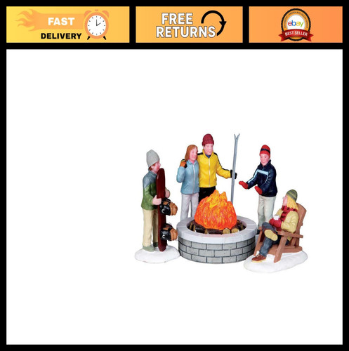 Battery operated fire pit set - operated,