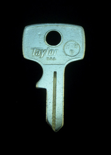 H73b honda motorcycle key - h73b,