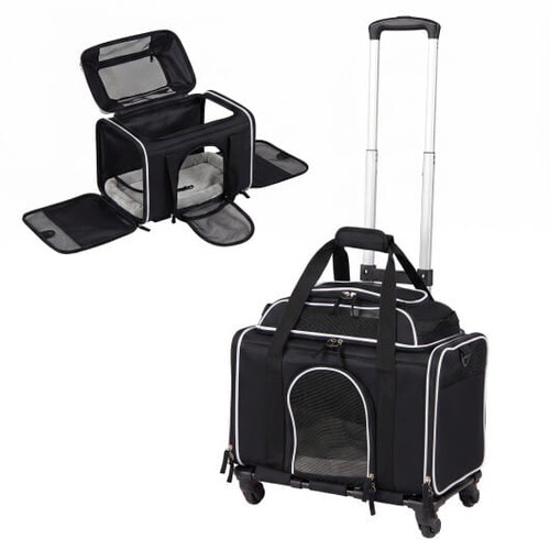 Foldable pet carrier with - pet,