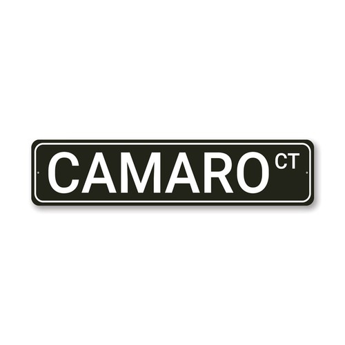 Camaro street garage sign - garage,