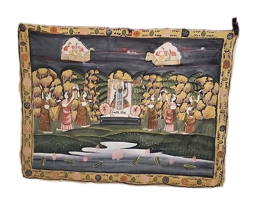 Indian hand painted - painted, on