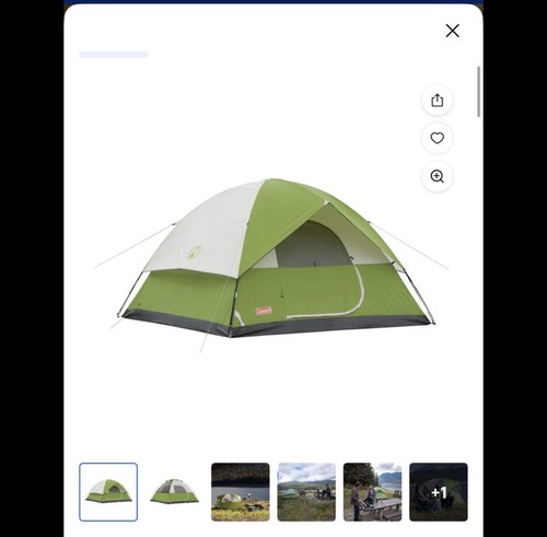 Coleman sundome person tent - coleman, 6-person