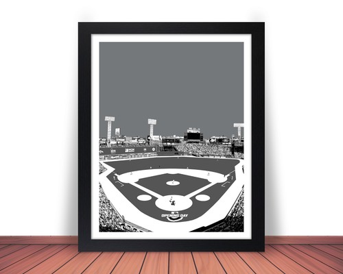 Framed fenway park photo - fenway,