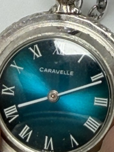 Caravelle pocket watch pendant - caravelle,