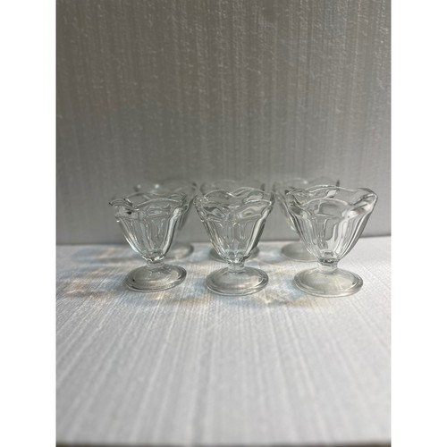 Set glass dessert bowls - set, of