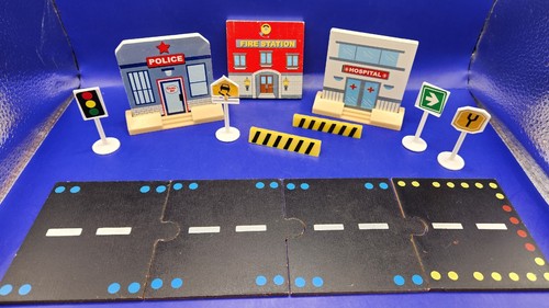 Kidkraft wooden train hospital - wooden,