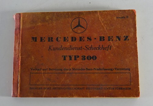 Service book mercedes w186 - mercedes,