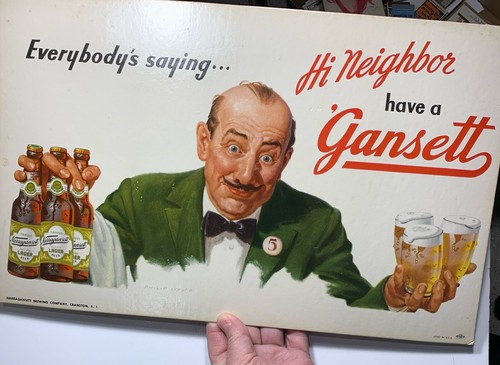 1940 narragansett beer sign - 1940,