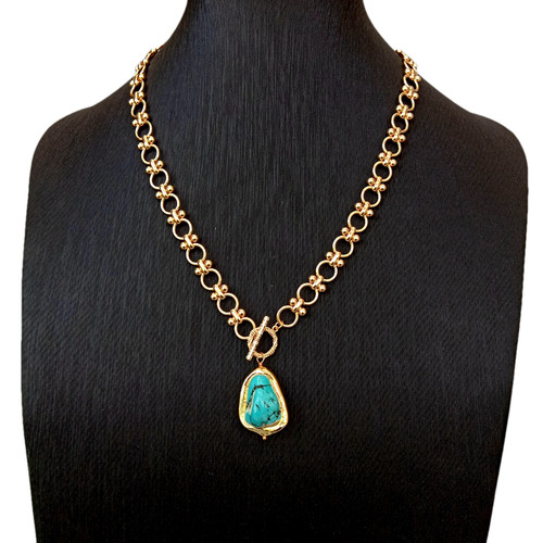 Gold plated chain chokers - plated,