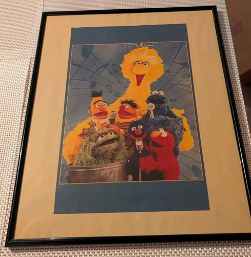 Framed sesame street - framed,