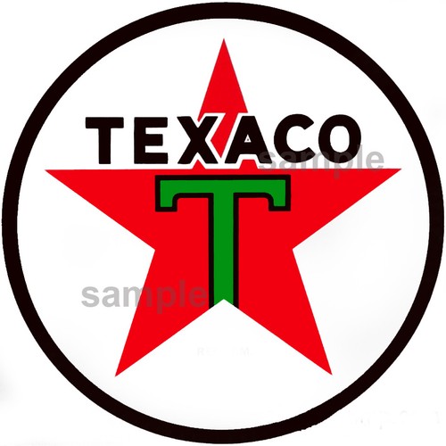 Inch texaco decal sticker - 3,