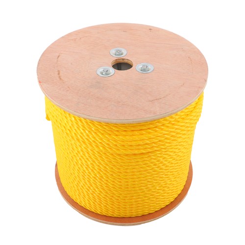 600 yellow twisted - 1/4", 600'