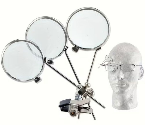 Triple lens magnifying - magnifying, loupe