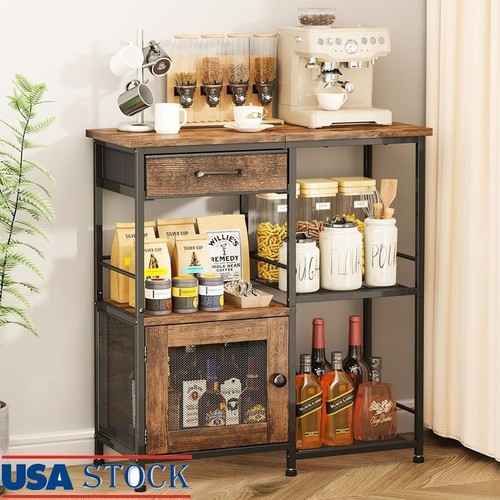 Coffee bar cabinet - bar,