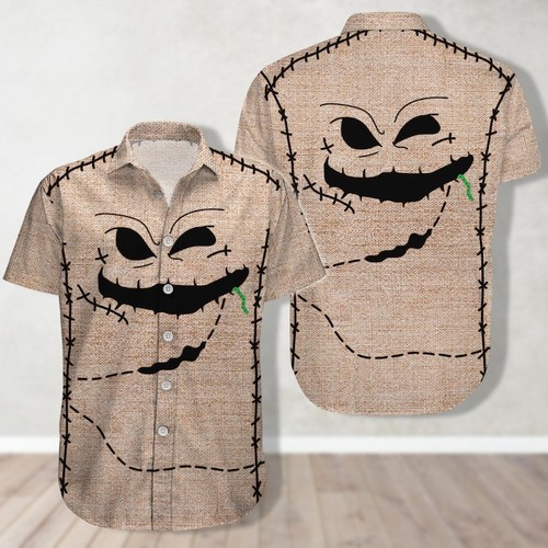 Oogie boogie button shirt - oogie,