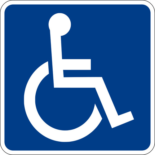 Handicap parking symbol vinyl - handicap,